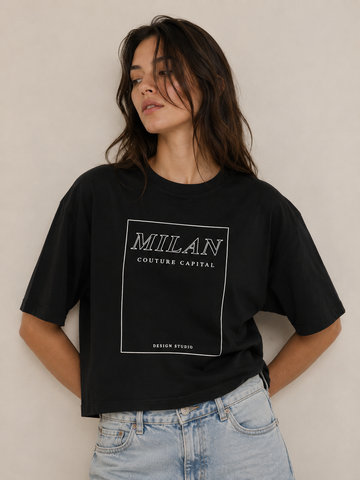 MILAN CROP TEE
