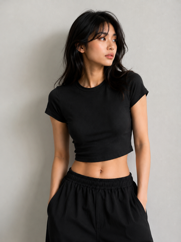 ZARA CROP TEE