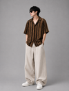 Zara Cuban Collar shirt Knitted