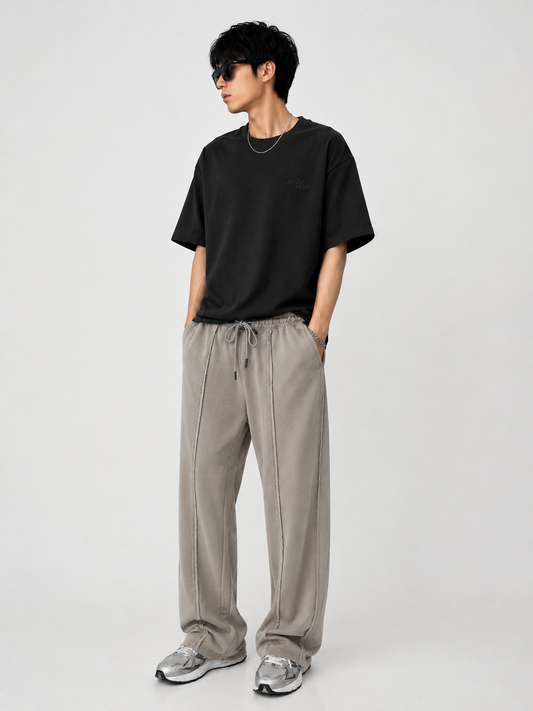 STWD Rough Edge Trouser - Beige