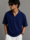 DROP NEEDLE POLO NAVY BLUE