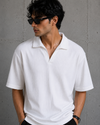 DROP NEEDLE POLO WHITE