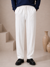 Bershka Baggy Trouser (White)