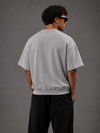 Bershka Ribbed Plush Drop (Grey)