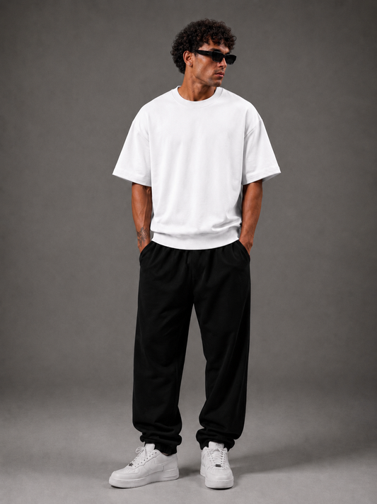 Bershka Ribbed Plush Drop (White)