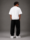 Bershka Ribbed Plush Drop (White)