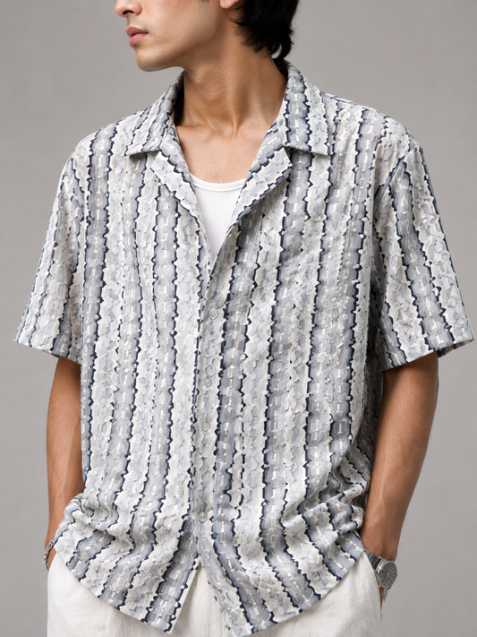Zara Cuban Collar shirt
