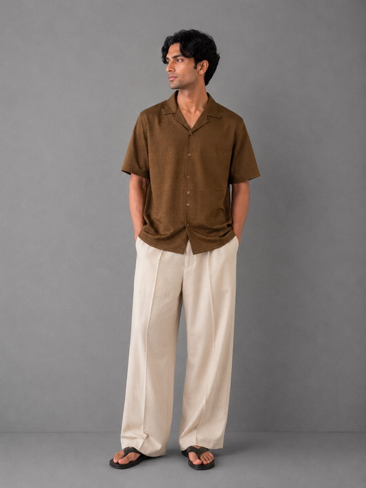 ZARA BOXY FIT SHIRT (COCA)