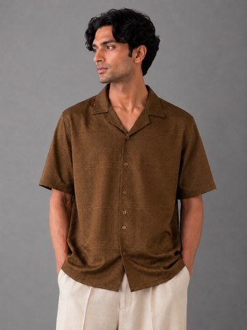 ZARA BOXY FIT SHIRT (COCA)