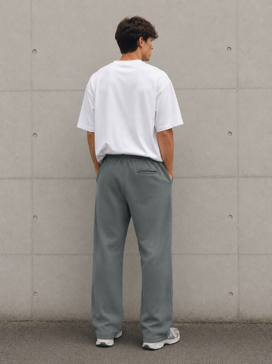 ZARA BAGGY  TROUSER (STONE OLIVE)