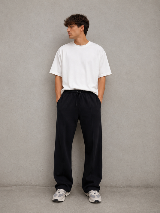 ZARA BAGGY TROUSER BLACK