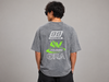 VELOCITY RACE OVERSIZED TEE (GRAY)
