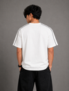 Espresso Line Drop Tee (White)