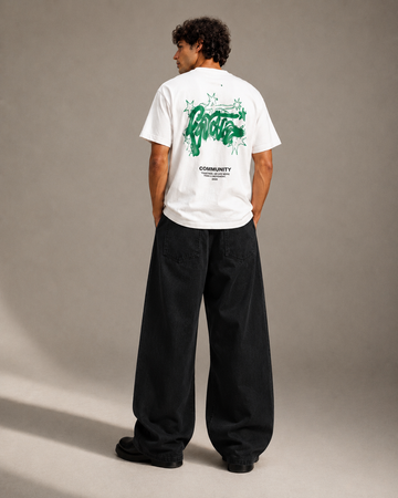 Graffiti Community Drop Tee (White)