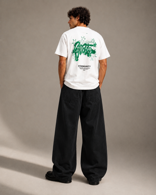 Graffiti Community Drop Tee (White)