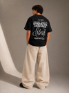 Heritage Script Drop Tee (Black)