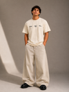 Heritage Script Drop Tee (Begie)