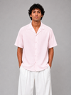 Irish Linen Shirt (Pink)