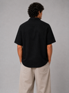 Irish Linen Shirt (Black)