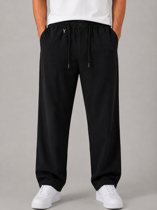 Irish Linen Trouser (Black)