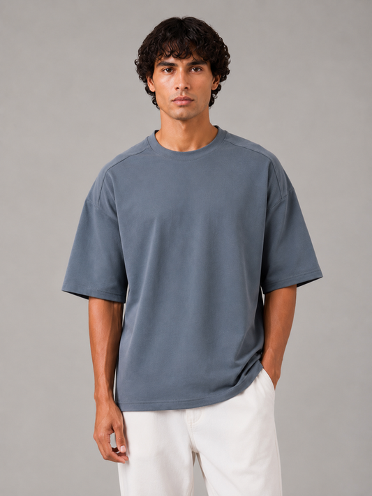ZARA BASIC DROP (Slate Blue)