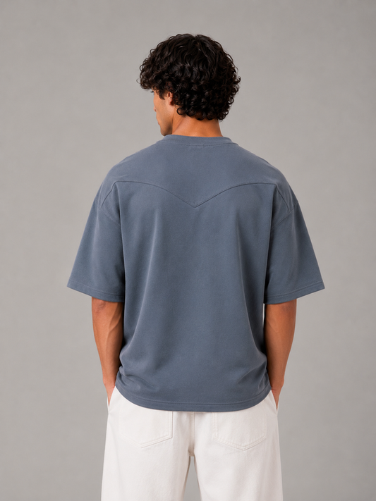 ZARA BASIC DROP (Slate Blue)