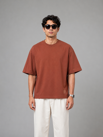Loro Piana Oversized Tee (Rust)