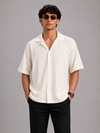 Urban Grid Resort Shirt, (White)