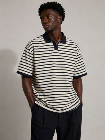 Monaco Stripe Polo