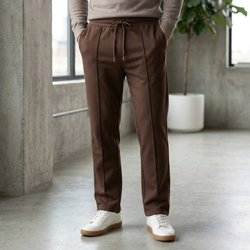 Zara Premium Unisex Trousers - Mocha Brown